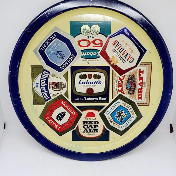 Metal Canadian Beer Tray - Picture 1 of 4